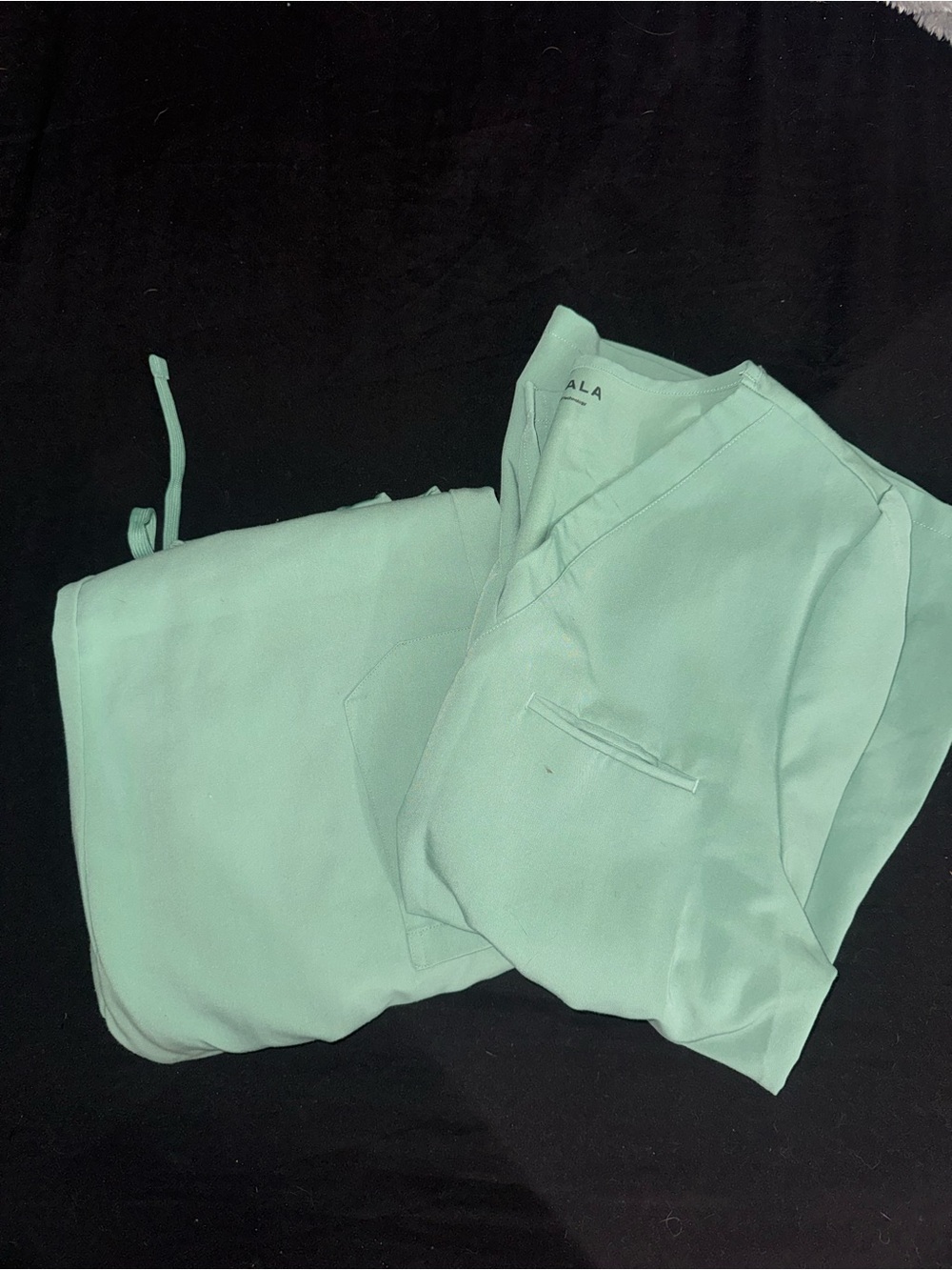 Mint Green Medical Scrub Top and Pants